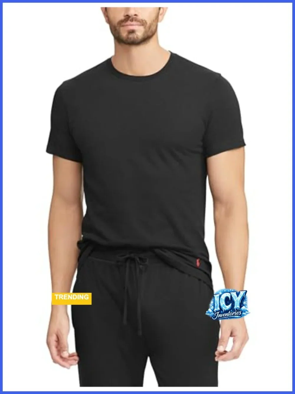 Men's Classic Fit Cotton Crewneck Undershirt 3-Pack Moisture-Wicking Short